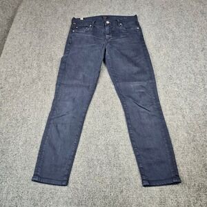 Citizens of Humanity Rocket Crop High Rise Skinny Jeans Dark Indigo 28 1487-506